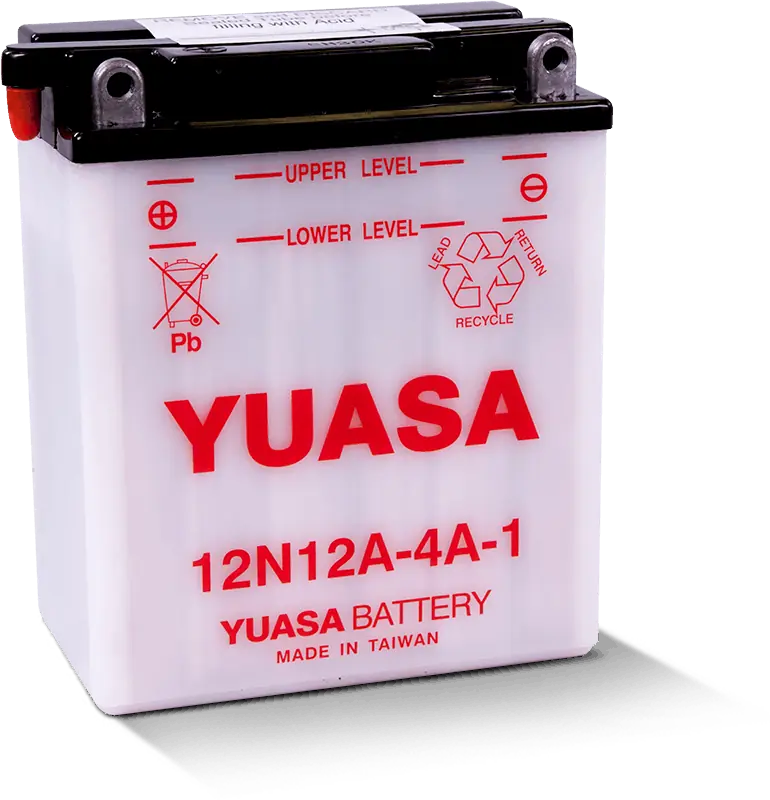 Motorcycle 12N12A-4A-1 12V 500 CCA 12 AH Flooded Powersports Battery