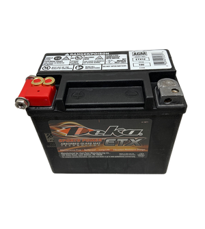 Deka ETX12 12V 180CCA 10Ah AGM Powersports Battery, USA Made