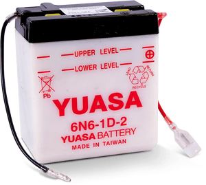 Motorcycle 6N6-1D-2 6V 6 AH Flooded Lead Acid Powersports Battery