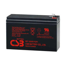 CSB HR 1224W F2/F1 12V 6.4Ah Sealed Lead-Acid Battery, HR1224WF2F1