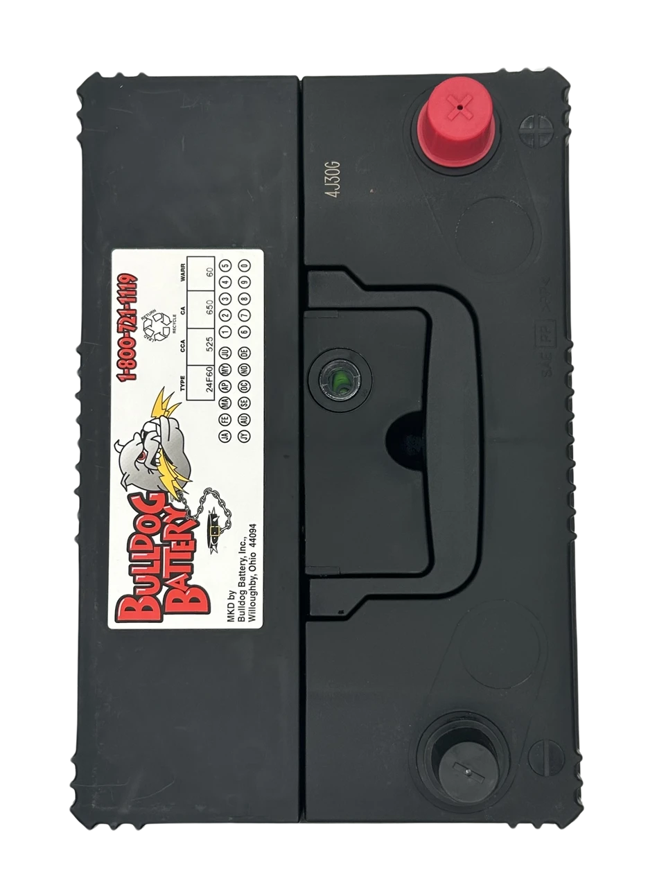 Group 24F-60 Battery, 5 Year Warranty, 525 CCA