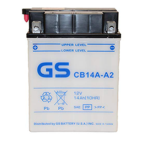 Motorcycle CB14A-A2 12V 190CCA 14AH Flooded Lead Acid Powersports Battery