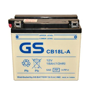 Motorcycle CB18L-A 12V 235CCA 18Ah Flooded Lead Acid Powersports Battery