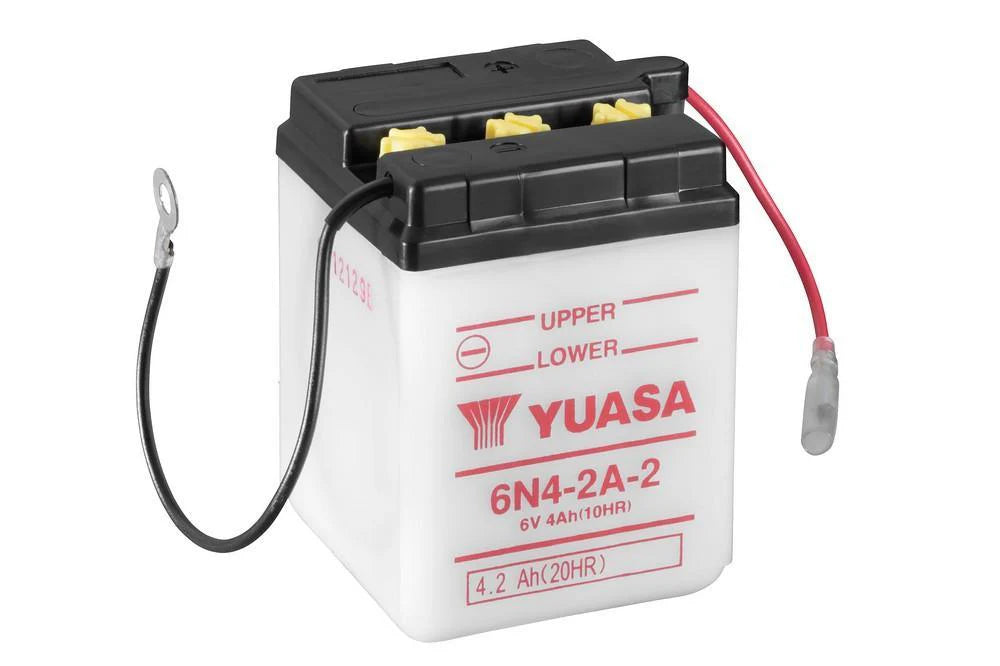 Motorcycle 6N4-2A-2 6V 4AH Flooded Lead Acid Powersports Battery