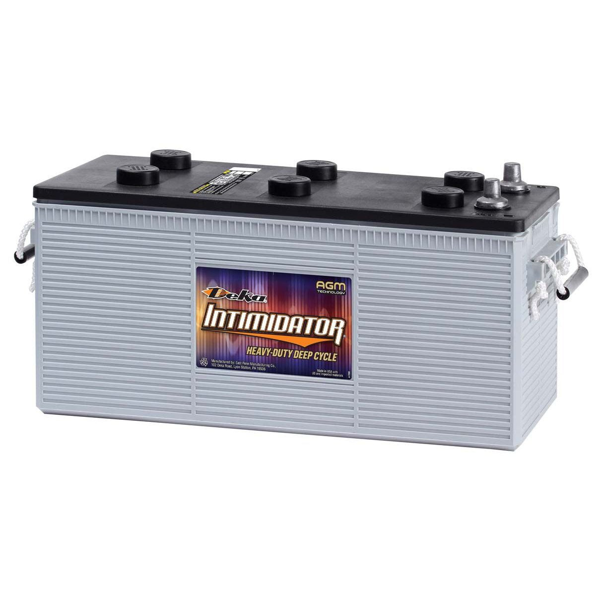 Deka 8A4D 12V 183Ah AGM Deep Cycle Battery - Group 4D, Heavy-Duty, USA Made