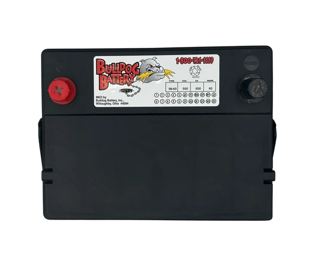 Bulldog Battery Group 58 550 CCA Flooded Automotive Battery - 5 Year Warranty