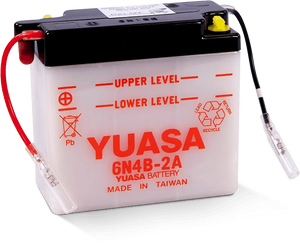 Motorcycle 6N4B-2A 6V N/A 4AH Flooded Lead Acid Powersports Battery