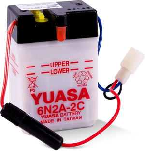 Motorcycle 6N2A-2C 6V 2 AH Flooded Lead Acid Powersports Battery