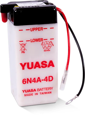 Motorcycle 6N4A-4D 6V N/A 4AH Flooded Lead Acid Powersports Battery