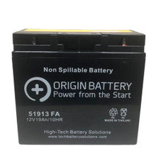 Motorcycle 51913 12V 170 CCA 19 AH AGM Powersports Battery