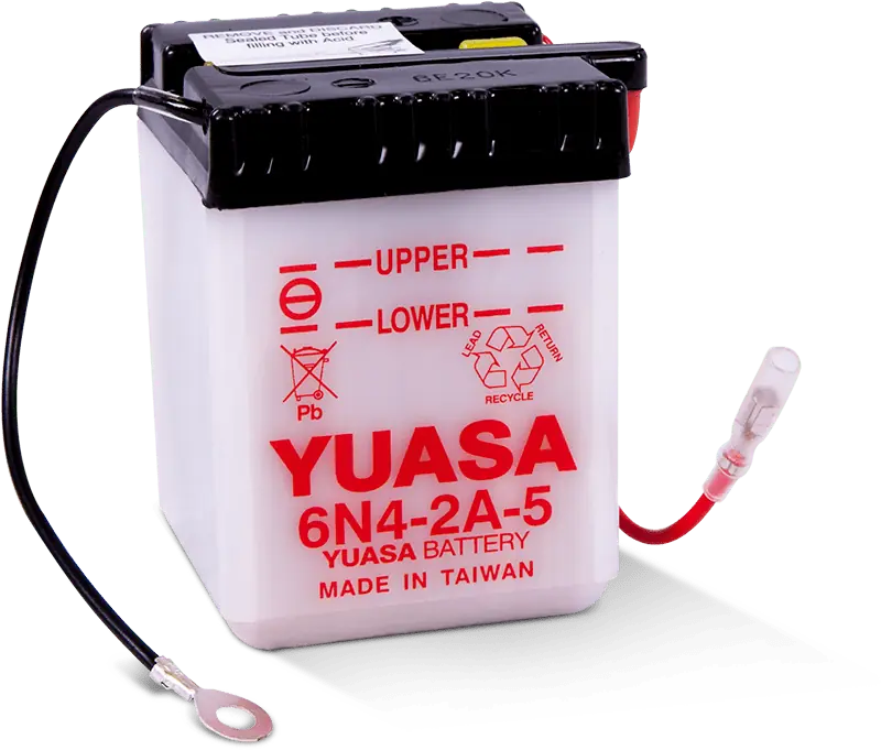 Motorcycle 6N4-2A-5 6V 24CCA 4Ah Conventional Powersports Battery