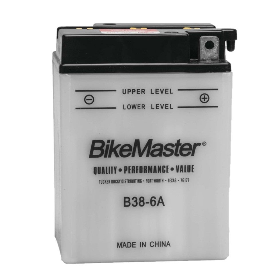 Motorcycle B38-6A 6V 104 CCA 13 AH Flooded Lead Acid Powersports Battery