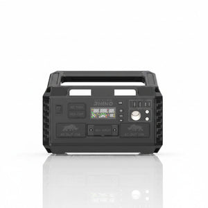 Lithium Rhino Power Hub 1500W golf cart inverter, front view showing AC outlets and USB ports