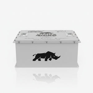 Front of the Lithium Rhino LR51V120AH-HEATED self-heating 48V lithium golf cart battery