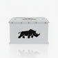Front of the Lithium Rhino LR38V105AH 36V lithium golf cart battery