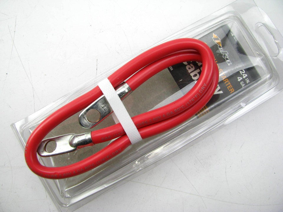 Deka 00288 Battery Cable - Switch To Starter Cable 4 Gauge 24" Long - Bulldog Battery, Inc.